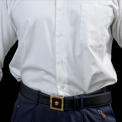 従来シャツ_ウエストのパーツ